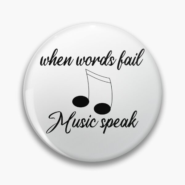 Item preview, when words fail music speak  designed and sold by Rehaaam.
