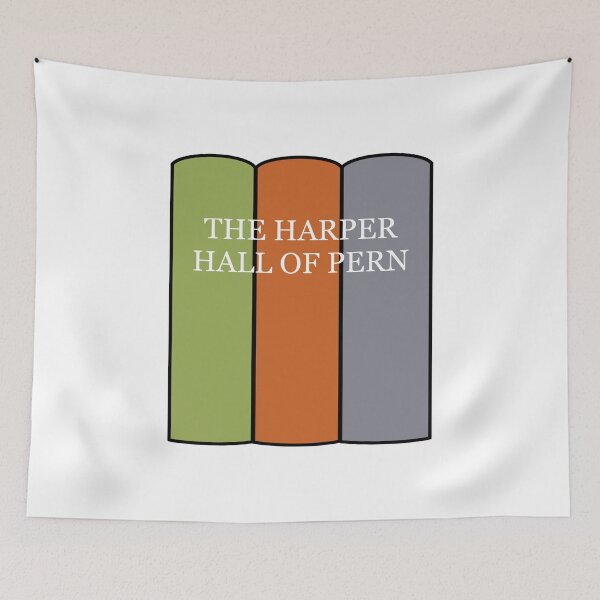 Item preview, The Harper Hall of Pern Bookstack designed and sold by doodlesbyCara.