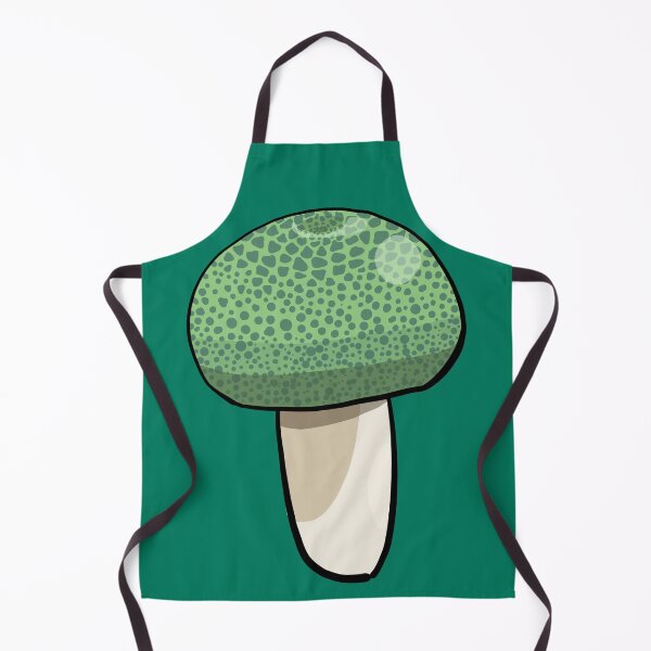 Item preview, Green-Cracking Russula Mushroom designed and sold by wolkedesign.
