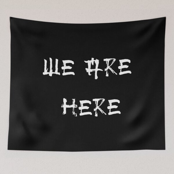 Item preview, WE ARE HERE - stop aapi hate - asian style design designed and sold by gook78.