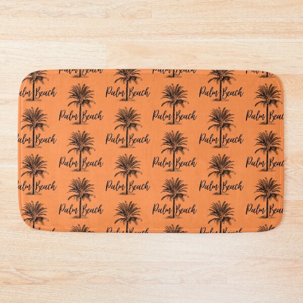 Item preview, Orange and Black Palm Beach is back summer Design designed and sold by MoninasArt.