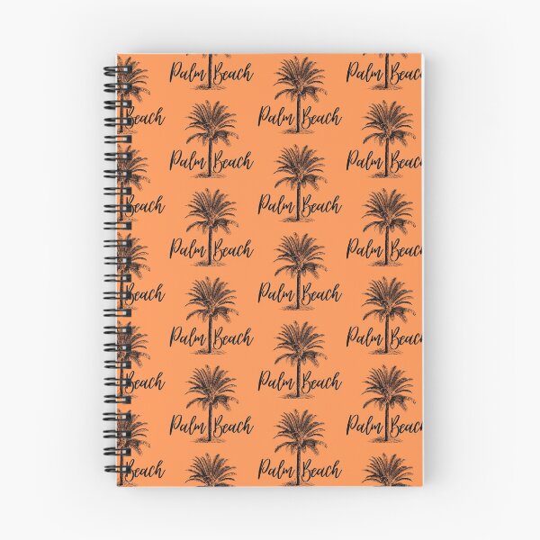 Item preview, Orange and Black Palm Beach is back summer Design designed and sold by MoninasArt.