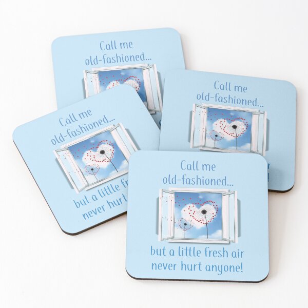 Item preview, Call me old-fashioned... (on blue) designed and sold by PawsitiveMum.