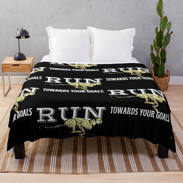 Item preview, Run Towards Your Goal Cheetah White Design designed and sold by SweetAndSpice.
