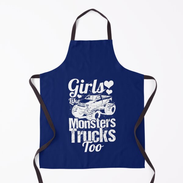Item preview, Girls Like Monster Trucks Too - Monster Truck Lover designed and sold by SharpThreadZ.
