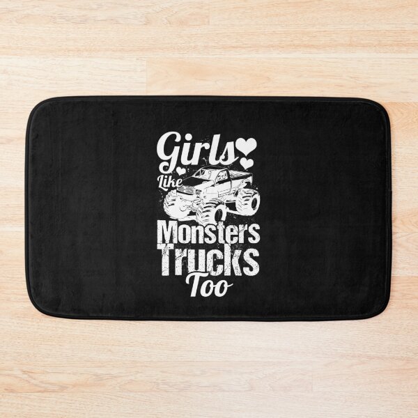 Item preview, Girls Like Monster Trucks Too - Monster Truck Lover designed and sold by SharpThreadZ.