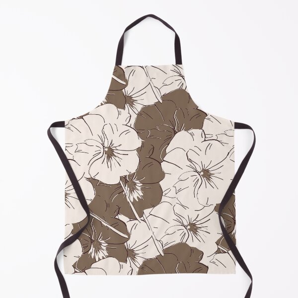 Item preview, Brown & Pink Flowers Pattern designed and sold by Fernanda's Studio.