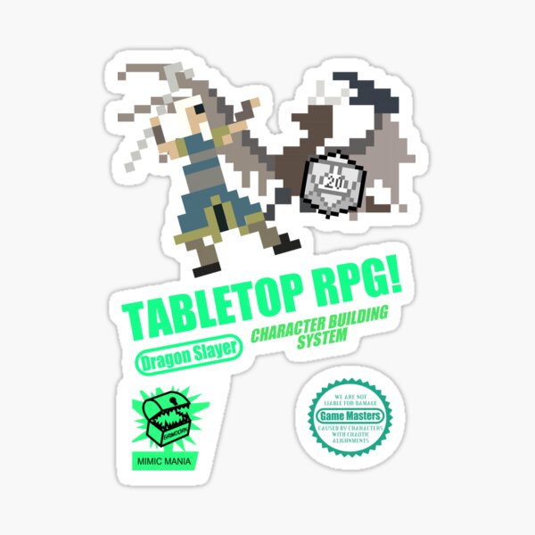 Tabletop RPG! Sticker