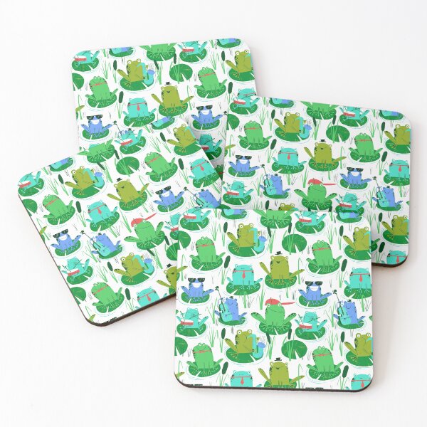 Item preview, Jammin' Frogs in a pond designed and sold by LANDofCLE.