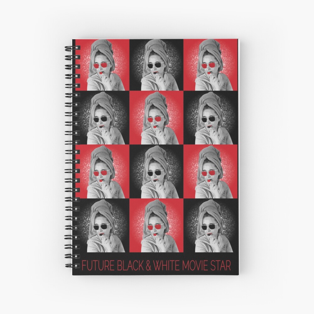 Nostalgic Movie Star Spiral Notebook