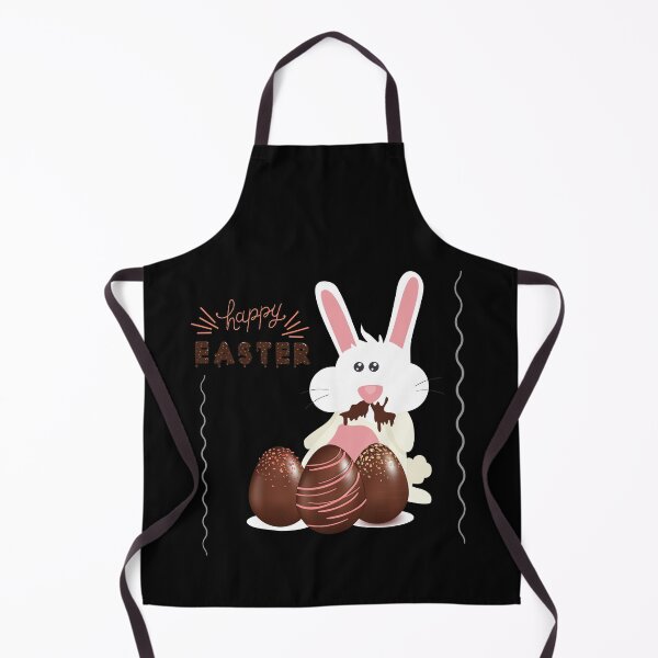 Item preview, Easter bunny eating Easter chocolate eggs designed and sold by EbyArts.