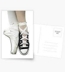 Pointe Shoe + Converse Postcards