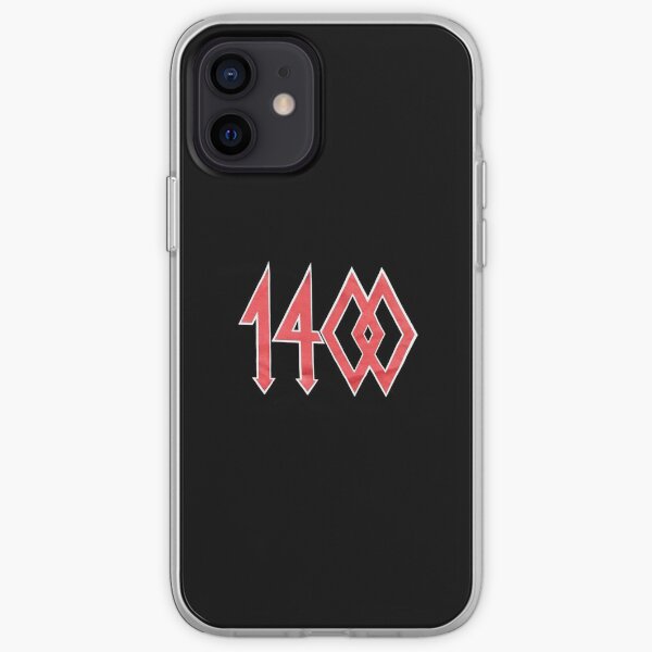 1400 potrait rouge Coque souple iPhone