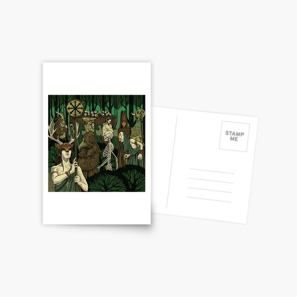 The Burial Postcard