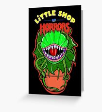 little shop of horrors Audrey 2 Greeting Card