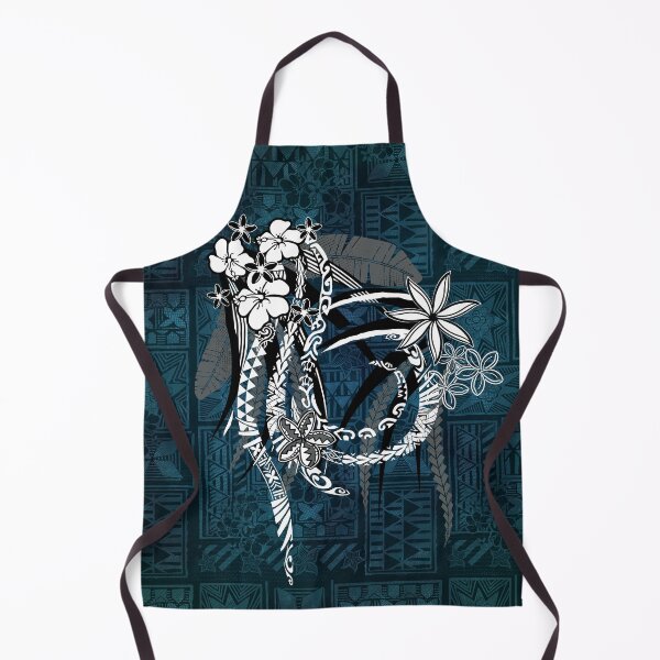 Item preview, Polynesian - Hawaiian - Samoan Ocean Blue Tribal Tapa Artboard designed and sold by sunnthreads.