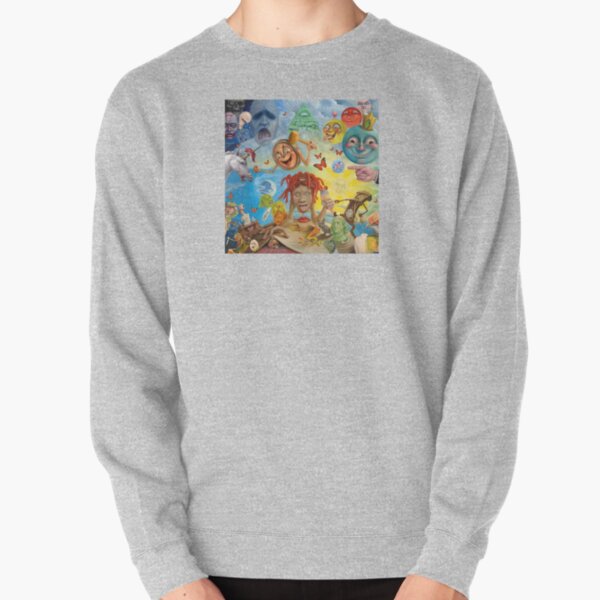 le mur abstrac trippie Sweatshirt épais