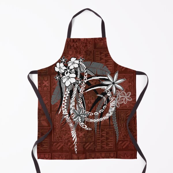Item preview, Polynesian - Hawaiian - Samoan Lava Red Tribal Tapa Artboard designed and sold by sunnthreads.