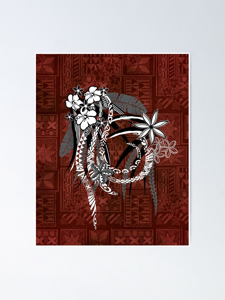 Hawaiian - Samoan - Polynesian Teal Tribal Tattoo Designs Jigsaw Puzzle  for Sale by sunnthreads