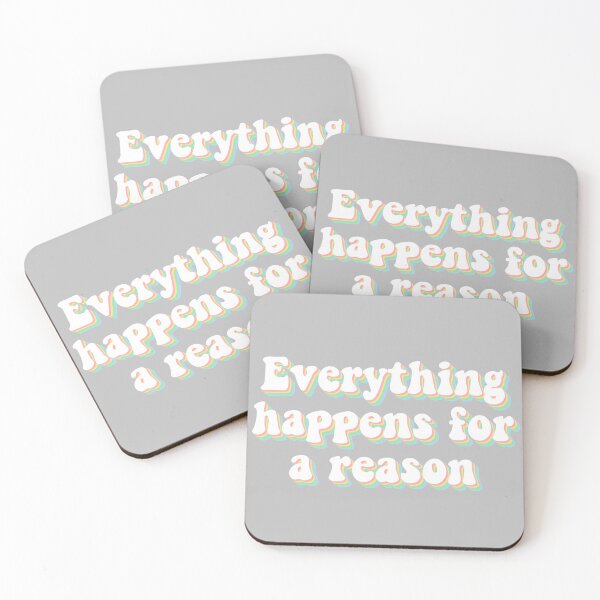 Item preview, everything happens for a reason designed and sold by megan1007.