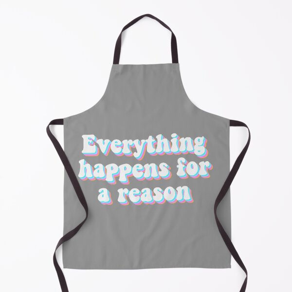 Item preview, retro everything happens for a reason designed and sold by megan1007.