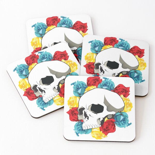 Item preview, Skull Flowers designed and sold by ItsMilos.