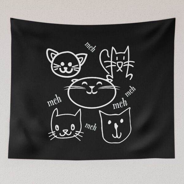 Item preview, Funny Meh cat   T shirt designed and sold by KO-Pro.