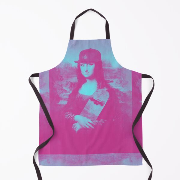 Item preview, Skateboarder Mona Lisa, pop art duotone gift designed and sold by Sociojunkie.