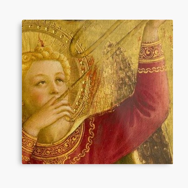 Item preview, Angel with Trumpet - Magnificent Angel in gold and red by Fra Angelico.  designed and sold by Angelkrs.