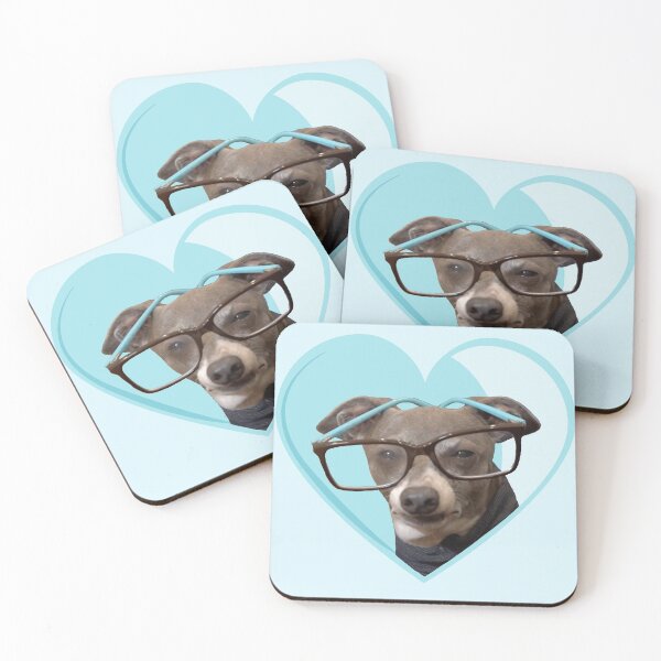 Item preview, Dog Stickers: Dog wearing specs designed and sold by Memiefy.