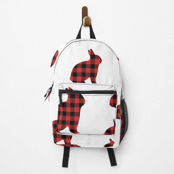 Item preview, Flannel Bunny Pattern Buffalo Plaid designed and sold by Brett Perucco.