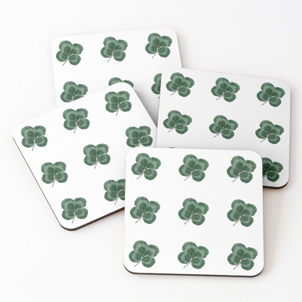 Item preview, Lucky four leaf clover / shamrock print 2 designed and sold by LittleBettyMakes.