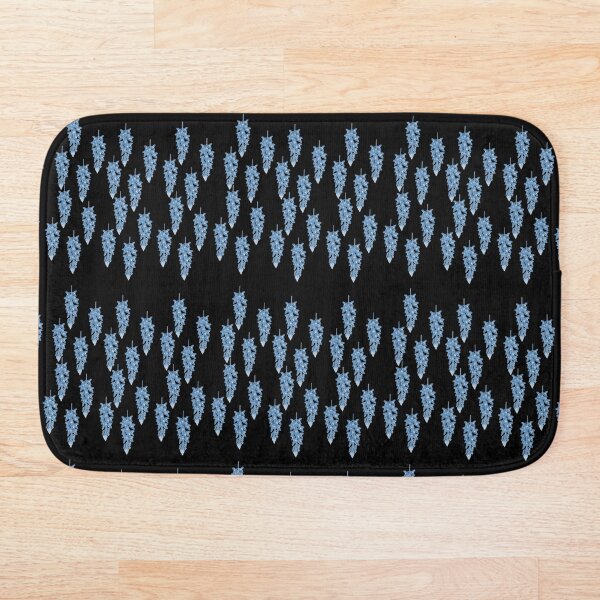 Falling Lilacs Bath Mat