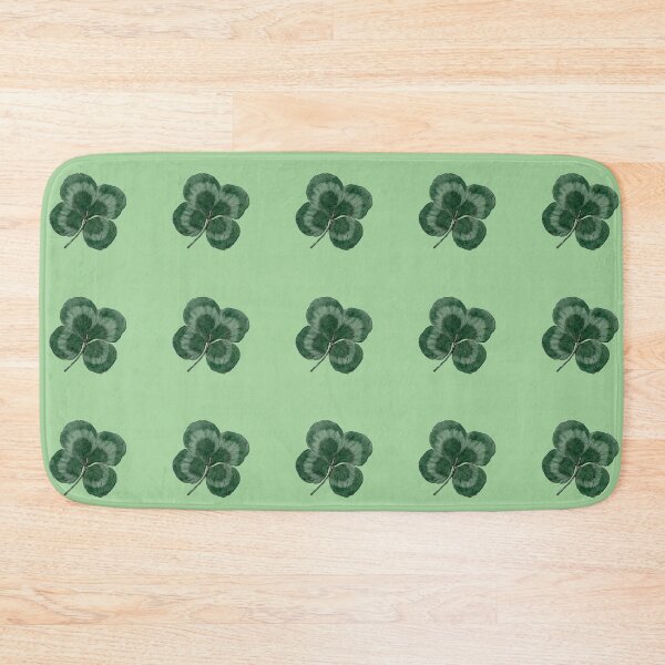 Item preview, Lucky four leaf clover / shamrock print 2 - green designed and sold by LittleBettyMakes.
