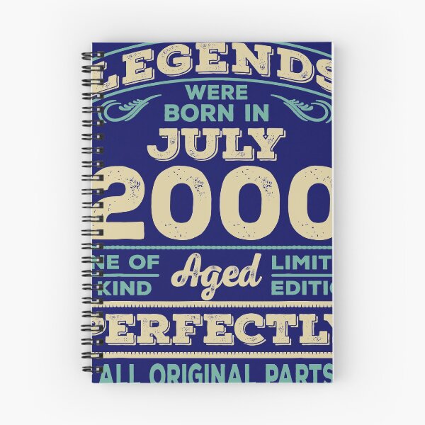 Item preview, Birthday Legends were born in July 2000 21 years designed and sold by karleen252.