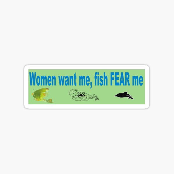 Cursed Fish Bumper Sticker Sticker
