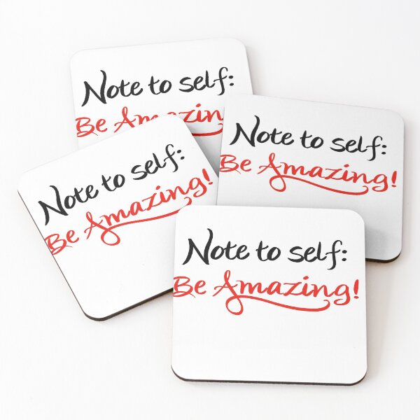Item preview, Copy of Note to self: Be Amazing! designed and sold by JackieLArt.
