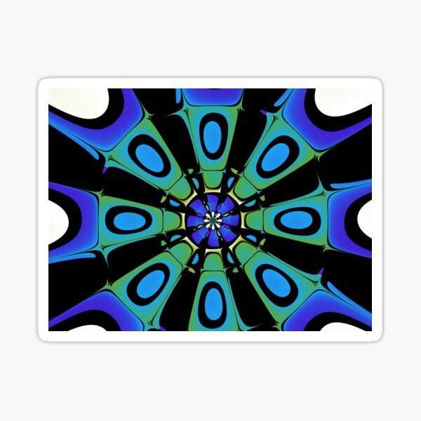 A kaleidoscope with Open Arms Sticker