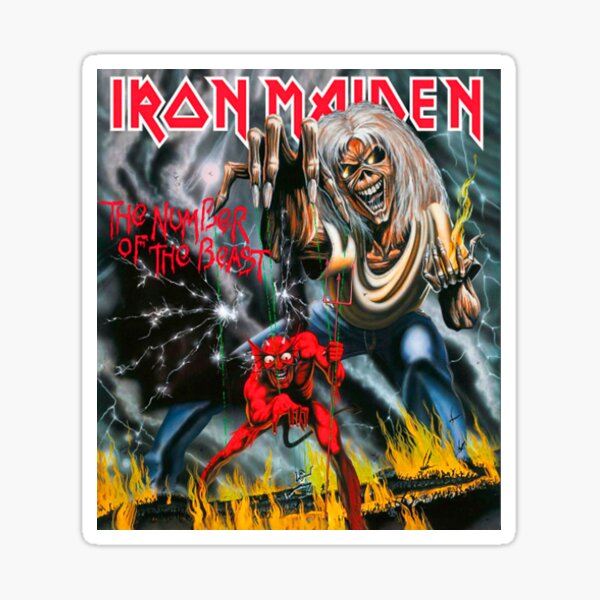 iron maiden vol1 Sticker