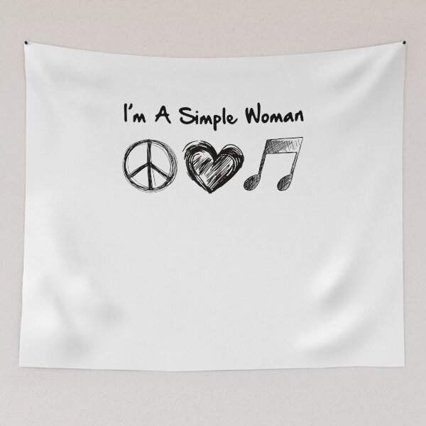 Item preview, I'm A Simple Woman designed and sold by farmer07.