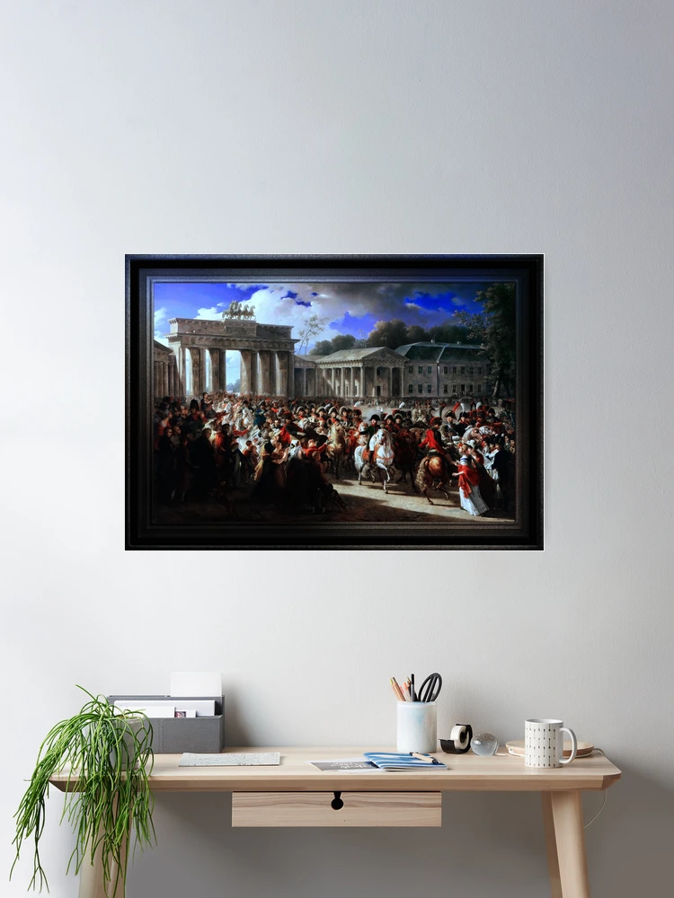 Entry of Napoleon I into Berlin by Charles Meynier Old Masters Classical Art Reproduction Room Decor Poster Art Print