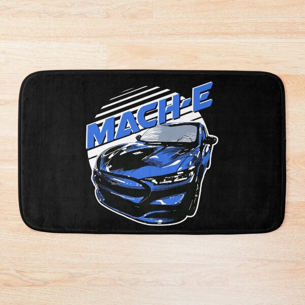 Item preview, Mustang Mach-E Retro Sun Grabber Blue designed and sold by zealology.