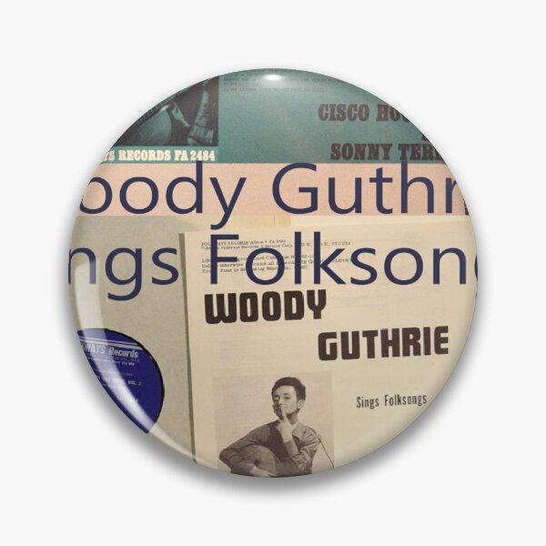 Item preview, Woody Guthrie, Folk,  Blues, Ballads And Folksongs designed and sold by Vintaged.