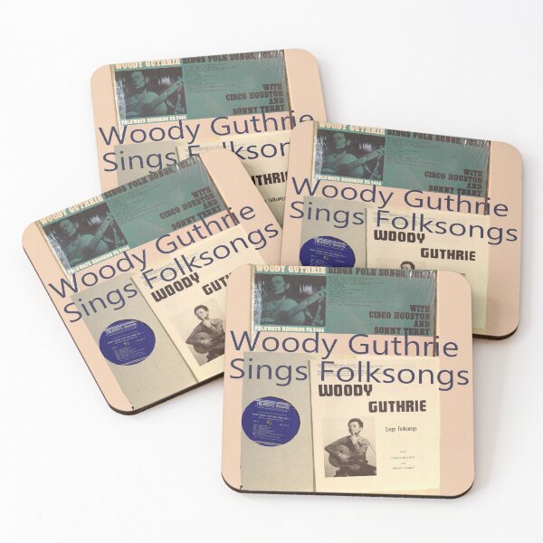 Item preview, Woody Guthrie, Folk,  Blues, Ballads And Folksongs designed and sold by Vintaged.
