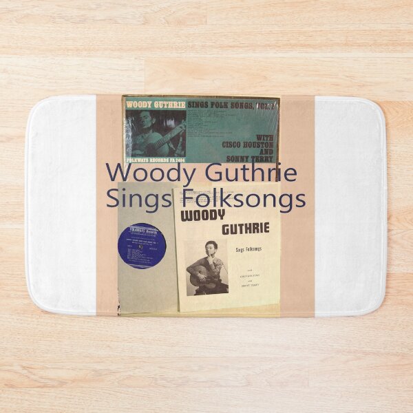 Item preview, Woody Guthrie, Folk,  Blues, Ballads And Folksongs designed and sold by Vintaged.