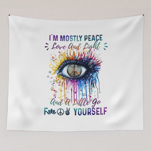 Item preview, I'm Mostly Peace designed and sold by farmer07.