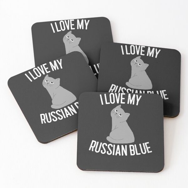 Item preview, I Love My Russian Blue Cat Owner Gift designed and sold by EricJP.