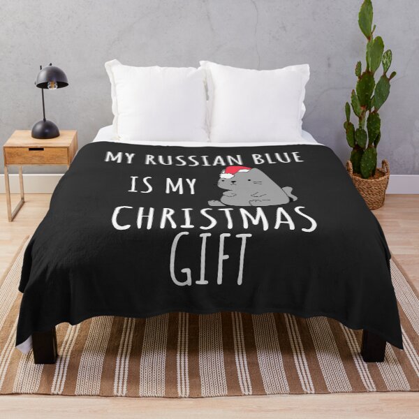 Item preview, My Russian Blue Is My Christmas Gift Cat Owner Gift designed and sold by EricJP.
