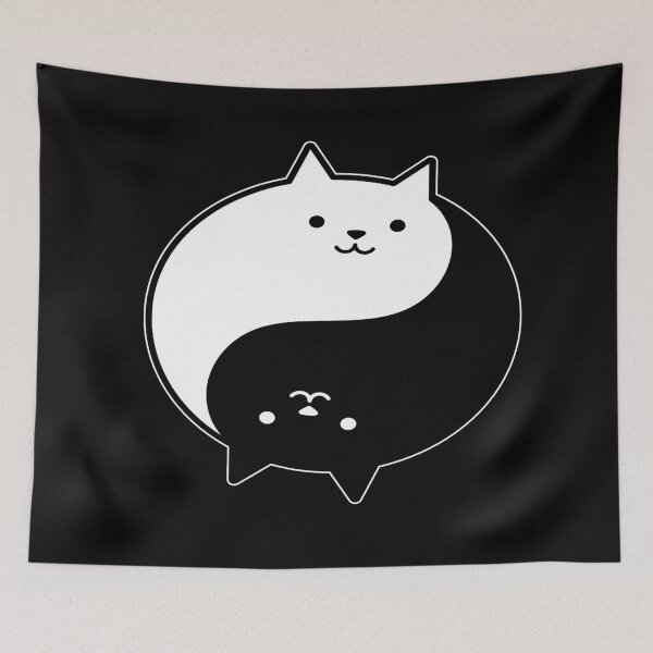 Item preview, Ying Yang Cat designed and sold by YueHeng Creates ⭐⭐⭐⭐⭐.