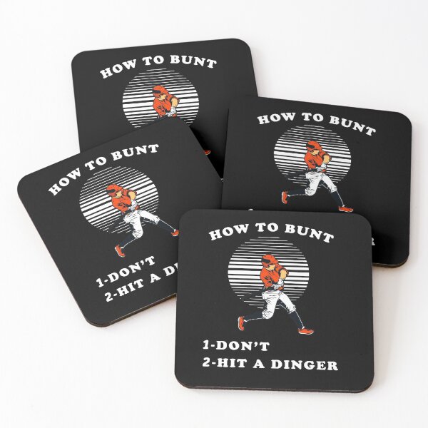 Item preview, Softball Baseball Lover How To Bunt: 1. Don't 2. Hit A Dinger funny baseball designed and sold by tempotats.